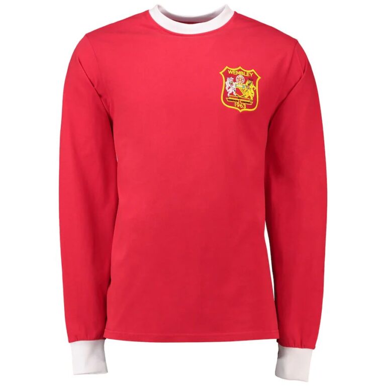 Retro Manchester United 1963 FA Cup Final Long Sleeve Jersey