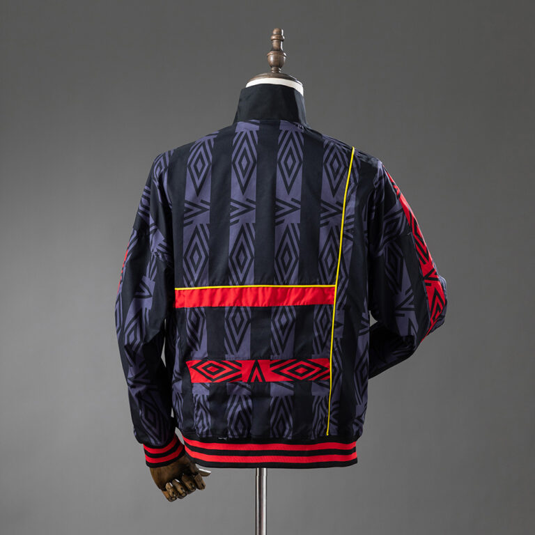 Retro Manchester United 1992/94 Windbreaker Black Jacket