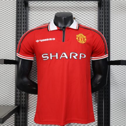 Retro Manchester United 1998/99 Home Jersey Player Version
