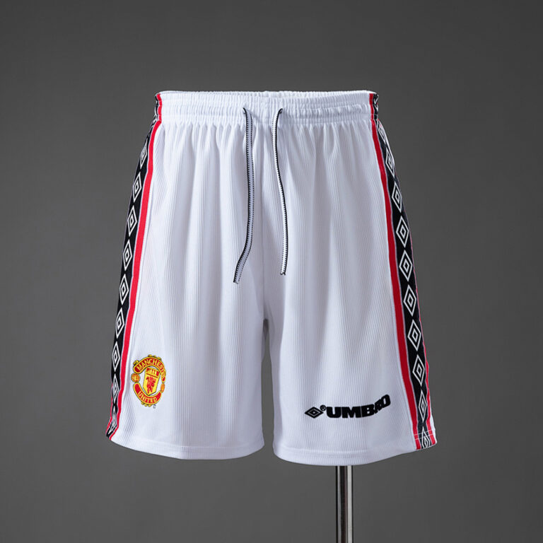 Retro Manchester United 1998/99 Home Mancheter Shorts