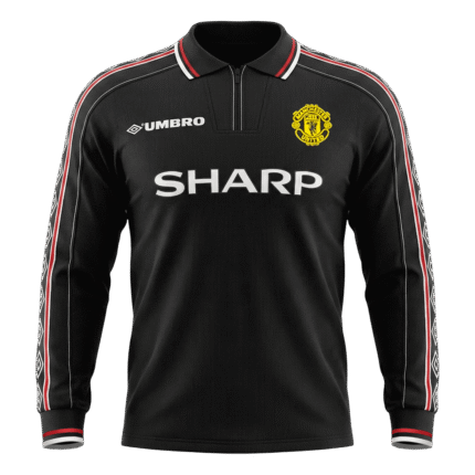 Retro Manchester United 1998 Away Long Sleeve Jersey