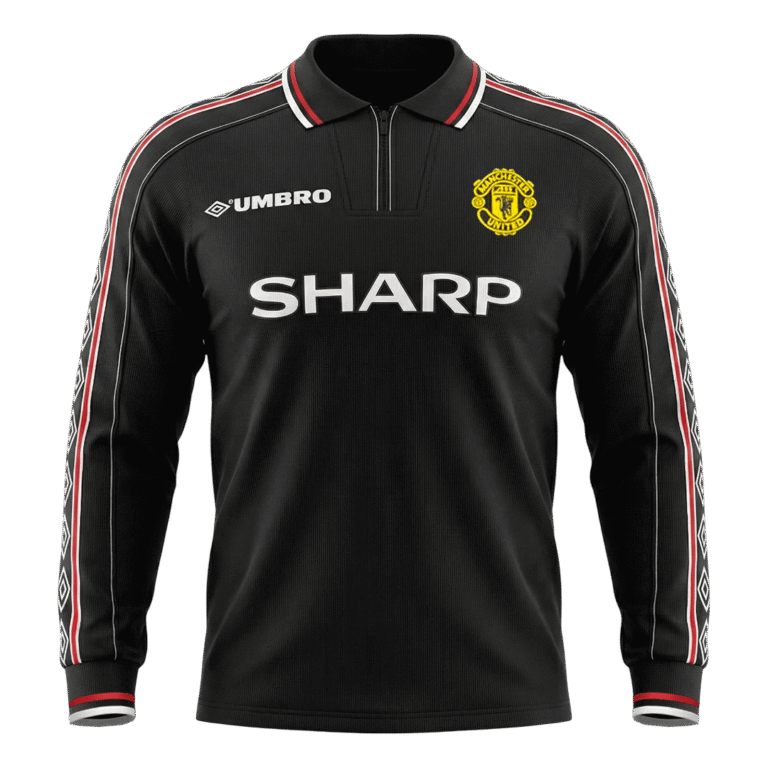 Retro Manchester United 1998 Away Long Sleeve Jersey
