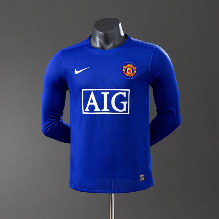 Retro Manchester United 2008/09 Third Long Sleeve Jersey Player Version