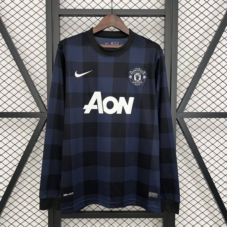 Retro Manchester United 2013/14 Black Long Sleeve Jersey