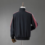 Retro Manchester United Windbreaker Black Jacket