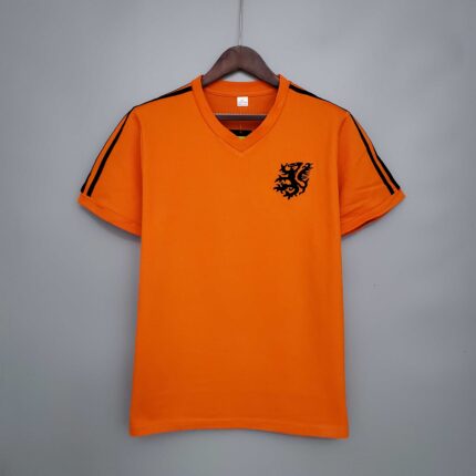 Retro Netherlands 1974 suit orange Training Jersey