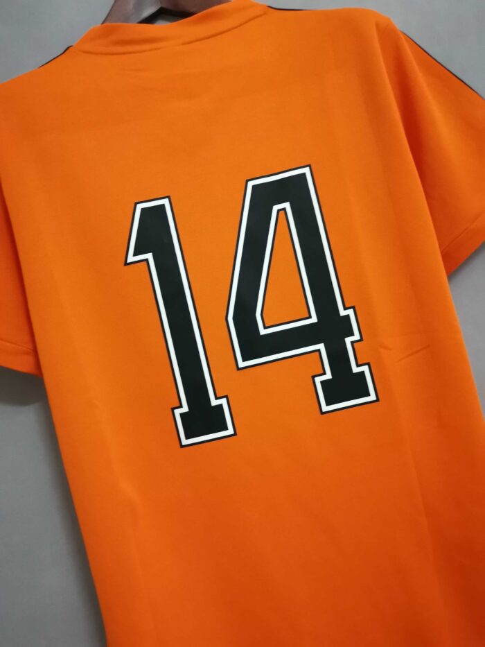 Retro Netherlands 1974 suit orange Training Jersey