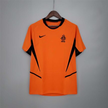 Retro Netherlands 2002 World Cup Home orange Jersey
