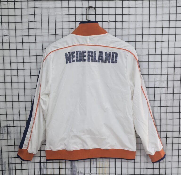Retro Netherlands 2010 World Cup World Cup Windbreaker White Jacket