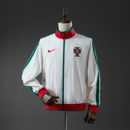 Retro Portugal 2010 World Cup World Cup N98 Windbreaker White Jacket
