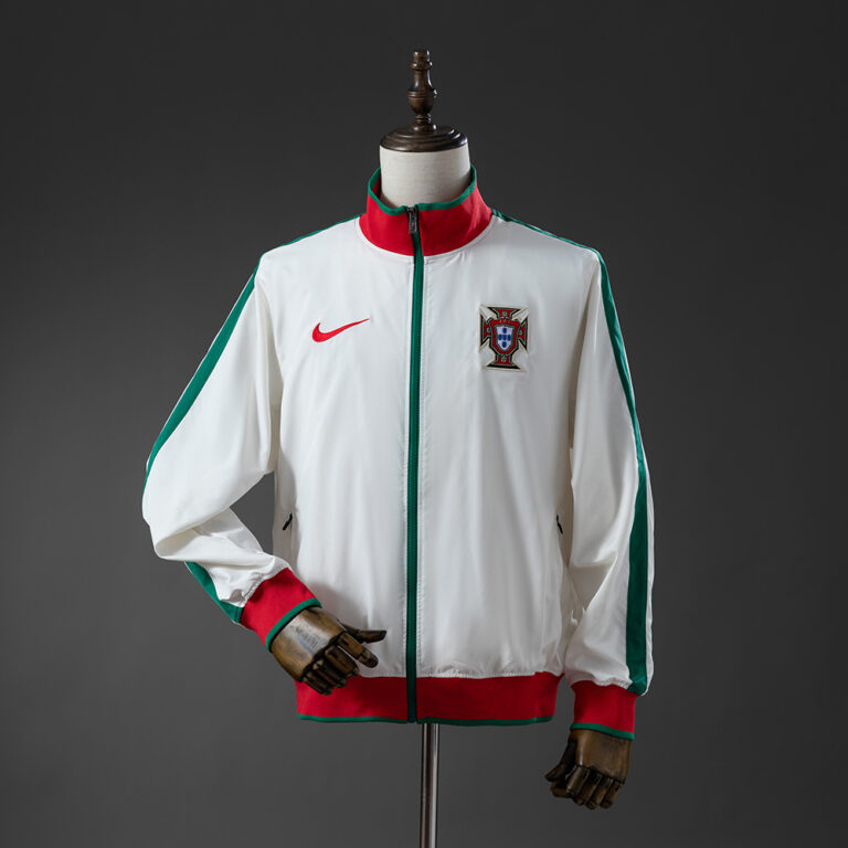 Retro Portugal 2010 World Cup World Cup N98 Windbreaker White Jacket