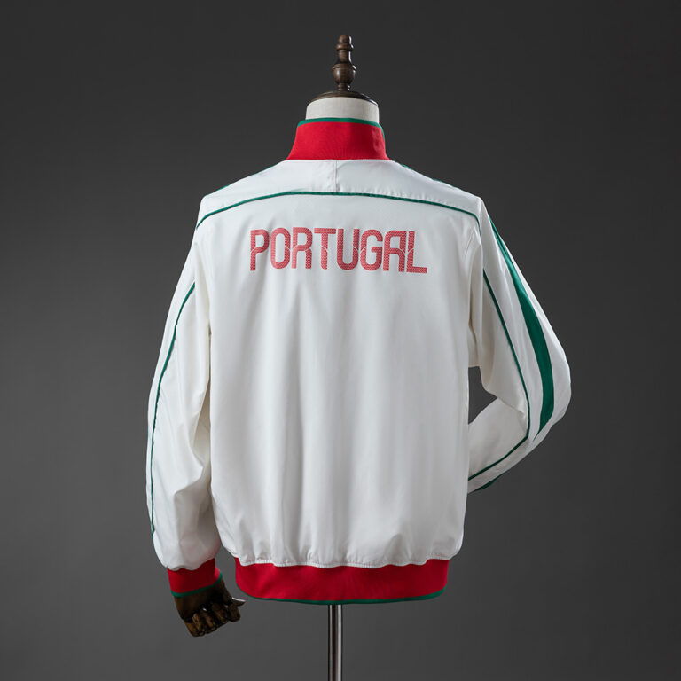 Retro Portugal 2010 World Cup World Cup N98 Windbreaker White Jacket
