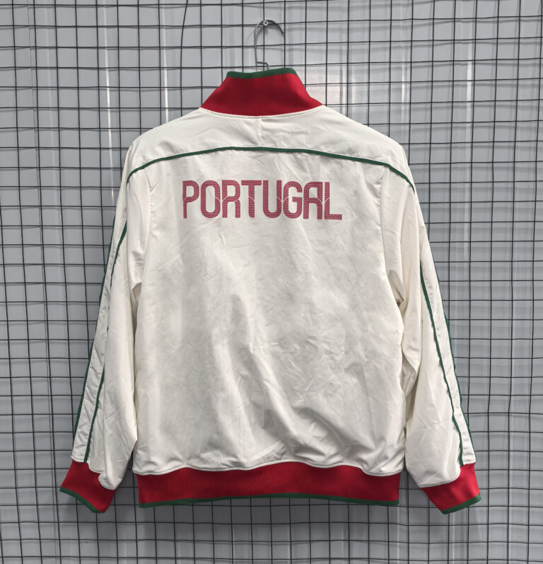 Retro Portugal 2010 World Cup World Cup Windbreaker White Jacket
