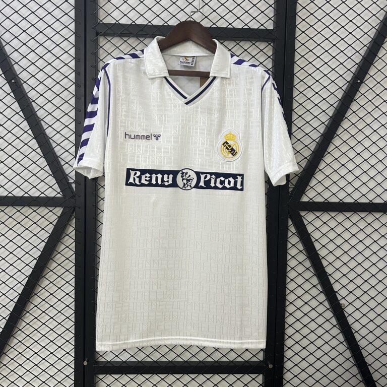 Retro Real Madrid 1989/90 Home white Jersey