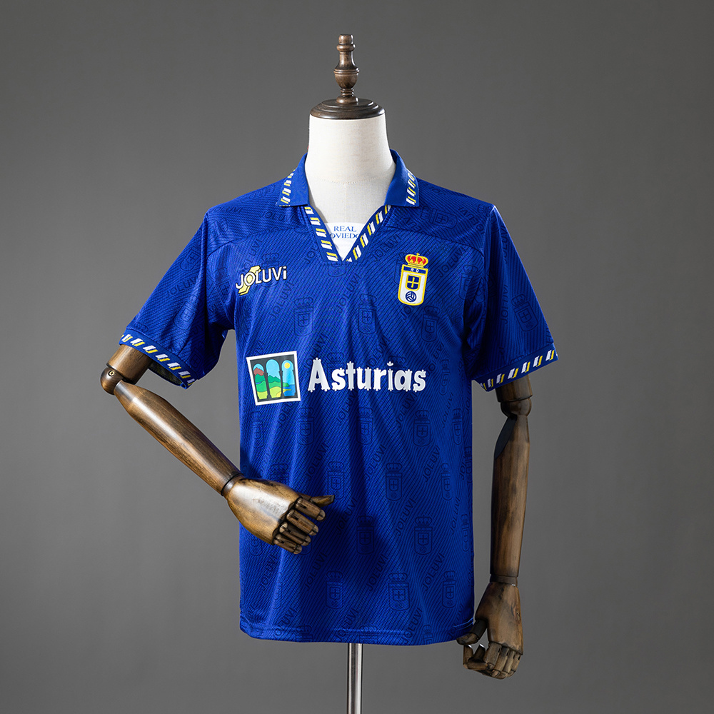 Retro Real Madrid 1995/96 Home Oviedo Jersey Retro Real Madrid 1995/96 Home Oviedo Jersey