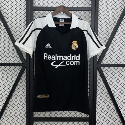 Retro Real Madrid 2001/02 Away black Jersey