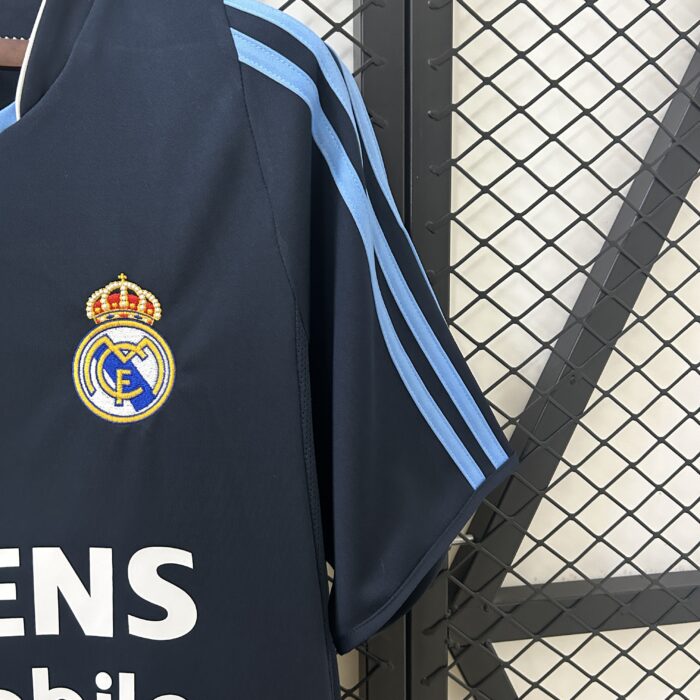 Retro Real Madrid 2003/04 Away blue Jersey
