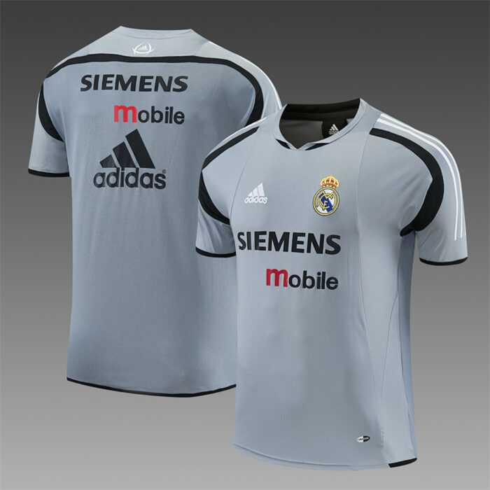 Retro Real Madrid 2004/05 Gray Training Jersey
