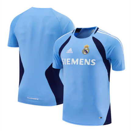 Retro Real Madrid 2005/06 Light Blue Training Jersey