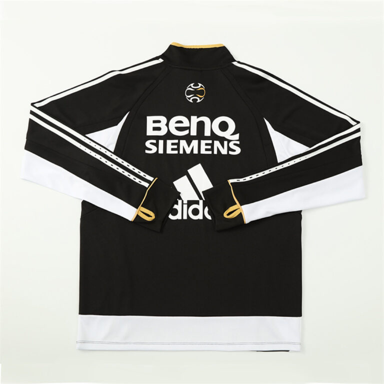Retro Real Madrid 2006/07 Black Long Sleeve Training Jersey