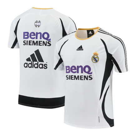Retro Real Madrid 2006/07 White Training Jersey