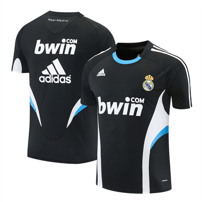 Retro Real Madrid 2008/09 Black Training Jersey