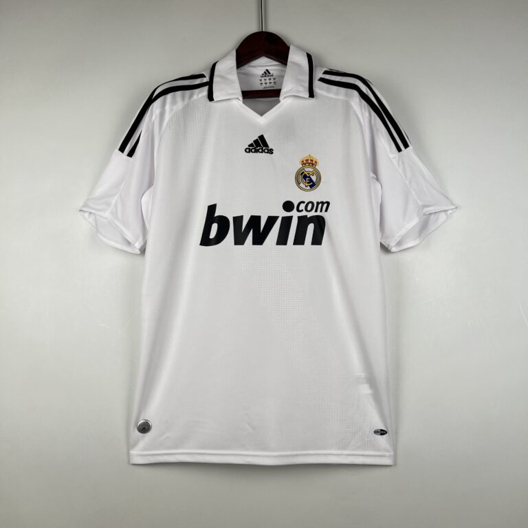 Retro Real Madrid 2008/09 Home white Jersey