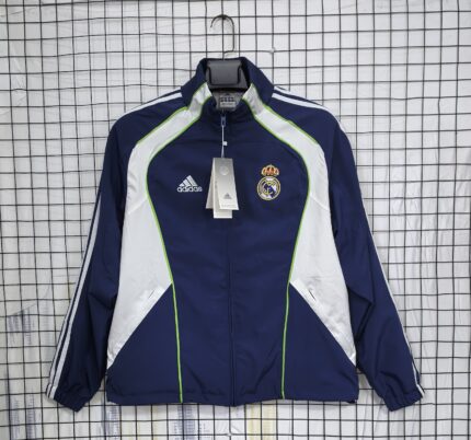 Retro Real Madrid 2010/11 Windbreaker Blue Jacket