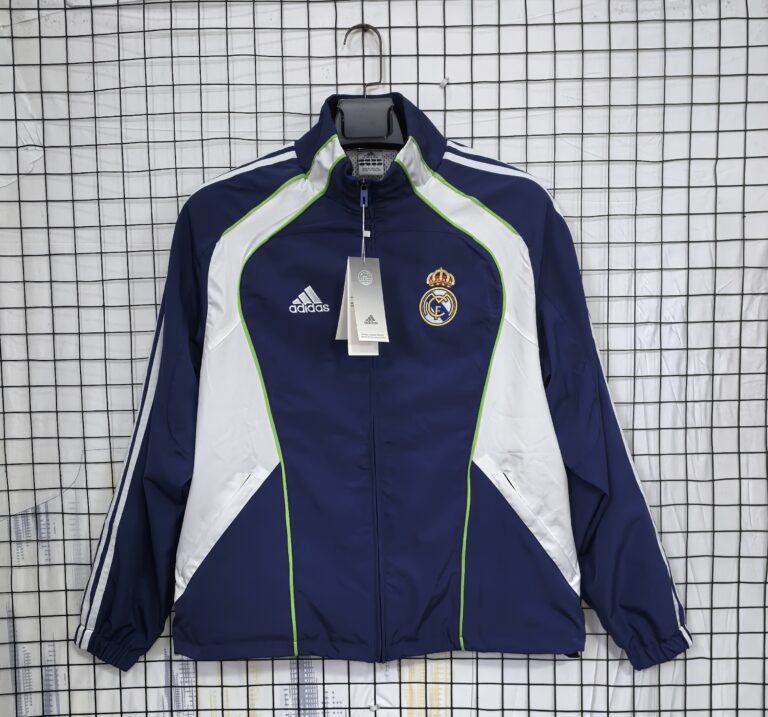 Retro Real Madrid 2010/11 Windbreaker Blue Jacket