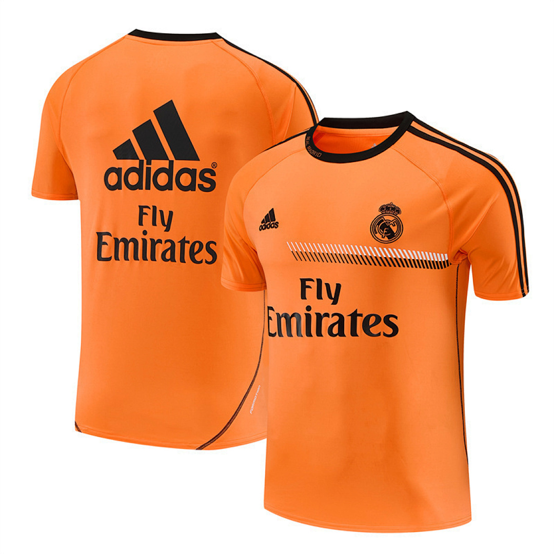Retro Real Madrid 2013/14 Orange Training Jersey Retro Real Madrid 2013/14 Orange Training Jersey