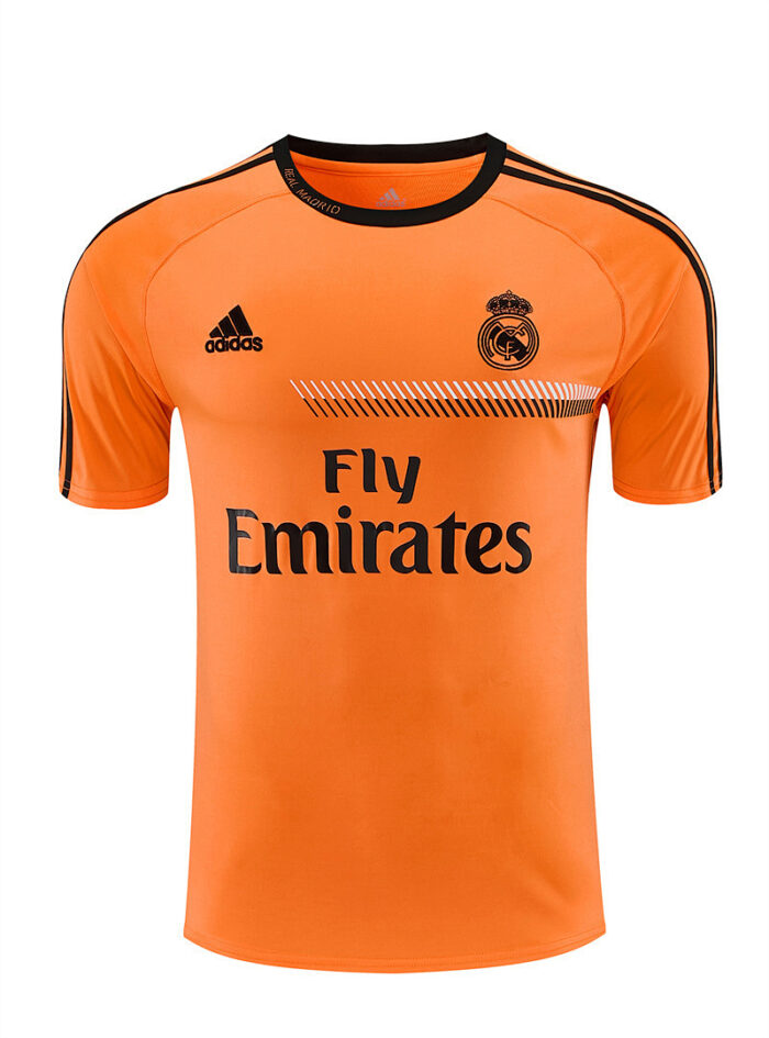 Retro Real Madrid 2013/14 Orange Training Jersey