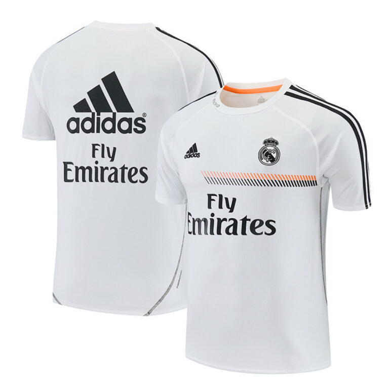 Retro Real Madrid 2013/14 White Training Jersey
