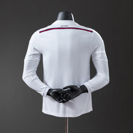 Retro Real Madrid 2014/15 Home Long Sleeve Jersey Player Version