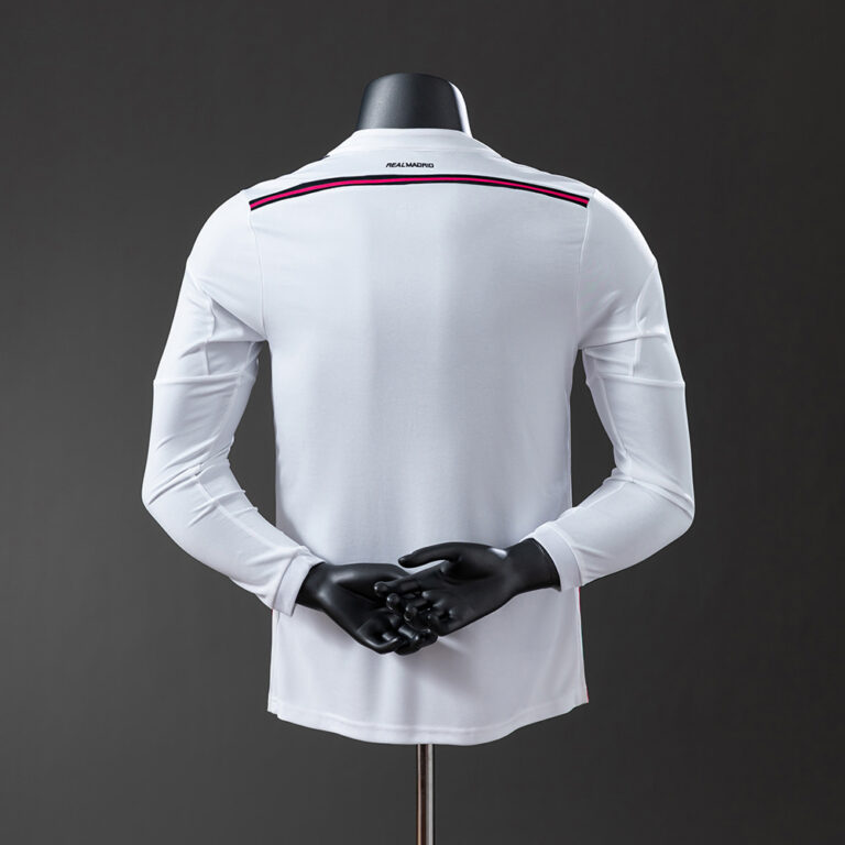 Retro Real Madrid 2014/15 Home Long Sleeve Jersey Player Version
