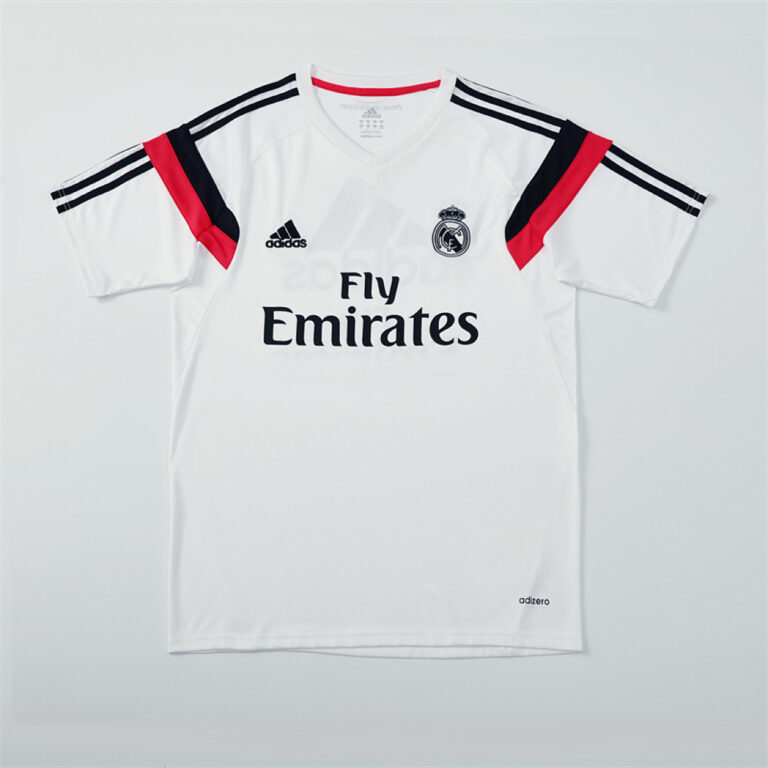 Retro Real Madrid 2014/15 White Training Jersey