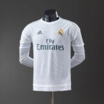 Retro Real Madrid 2015/16 Home Long Sleeve Jersey Player Version