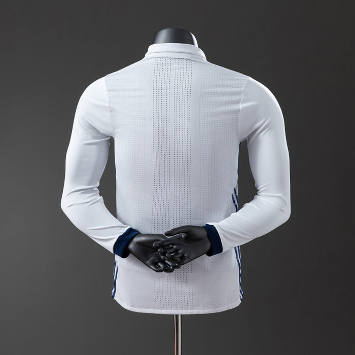 Retro Real Madrid 2016/17 Home Long Sleeve Jersey Player Version