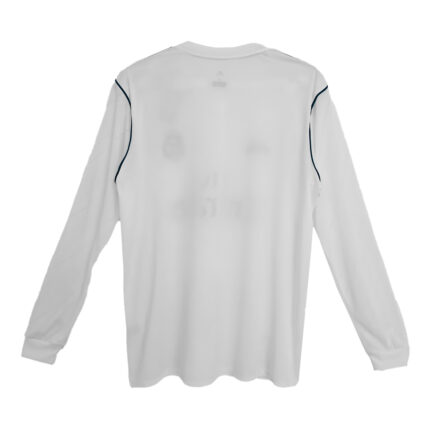Retro Real Madrid 2017 Home Long Sleeve Jersey