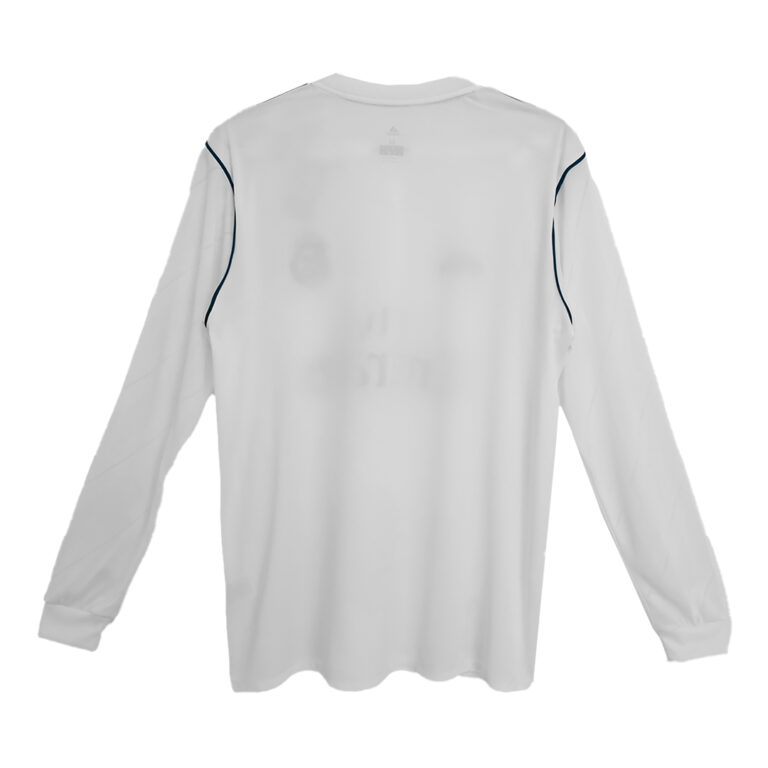Retro Real Madrid 2017 Home Long Sleeve Jersey