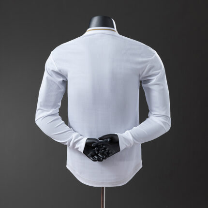 Retro Real Madrid 2019/20 Home Long Sleeve Jersey Player Version