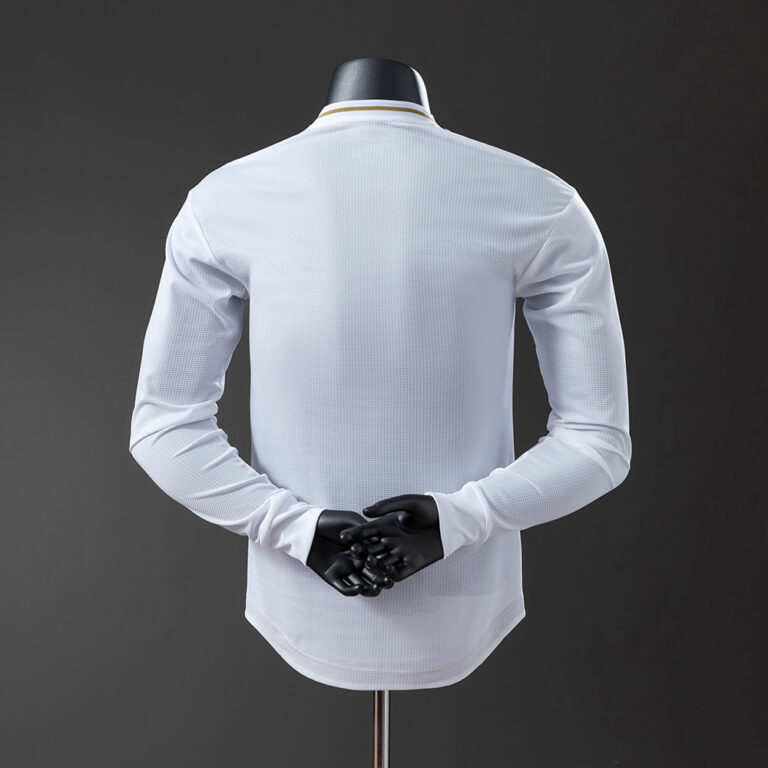 Retro Real Madrid 2019/20 Home Long Sleeve Jersey Player Version