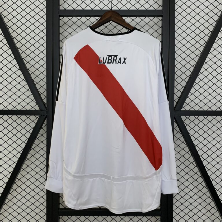 Retro River Plate 2006/07 Home Long Sleeve Jersey