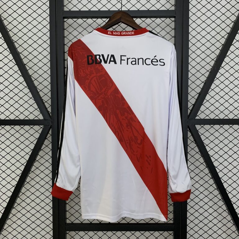 Retro River Plate 2013/14 Home Long Sleeve Jersey