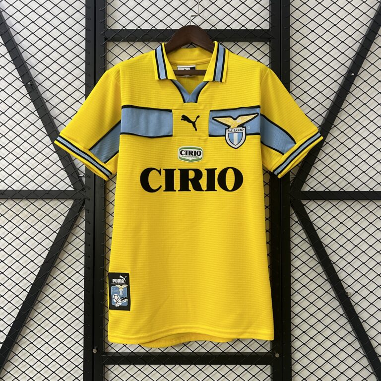 Retro S.S. Lazio 1998/99 Yellow Jersey