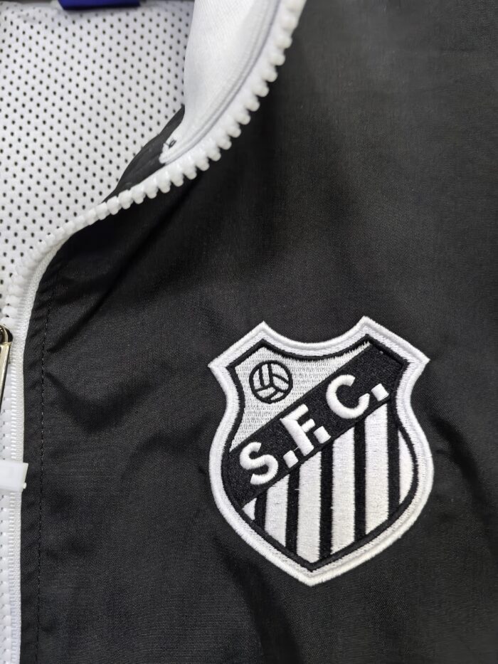 Retro Santos 2006/07 Windbreaker Black Jacket