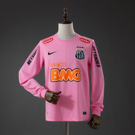 Retro Santos 2012/13 Pink Long Sleeve Jersey