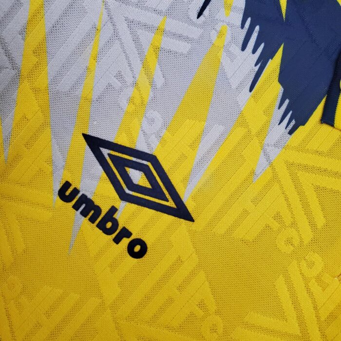 Retro Tottenham Hotspur 1992/93 Away Yellow Jersey