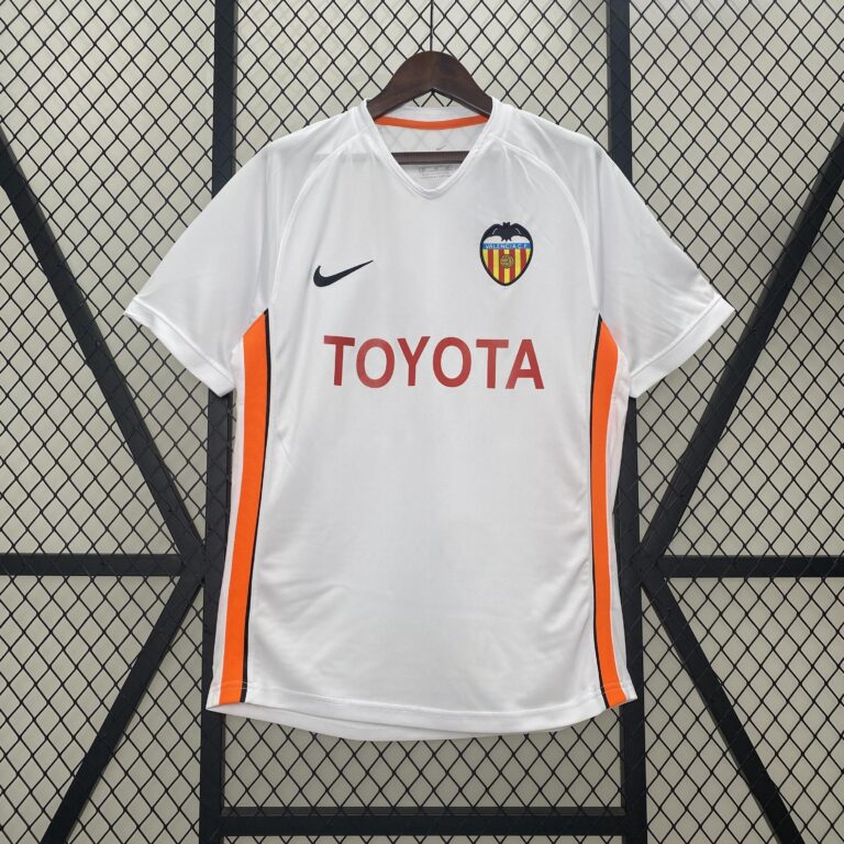 Retro Valencia CF 2006/07 Main white Jersey