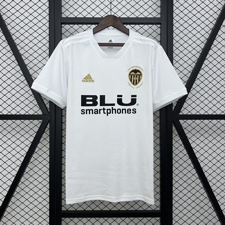 Retro Valencia CF 2018/19 Home white Jersey