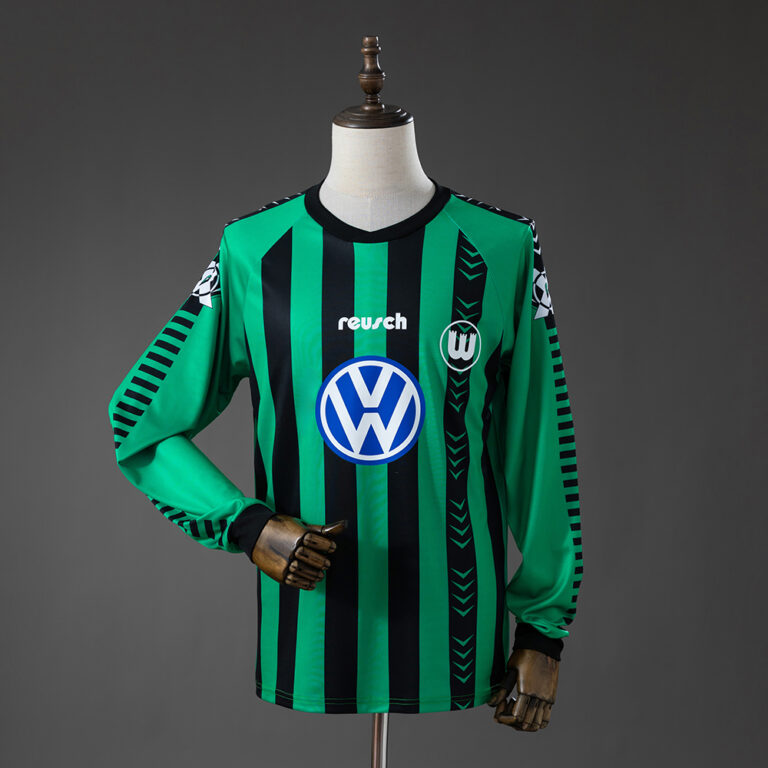 Retro Wolfsburg 1995/96 Away Long Sleeve Jersey